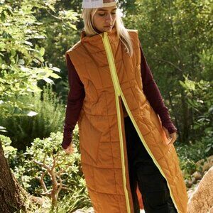 Free People On The Move Packable Bronze Puffer Vest